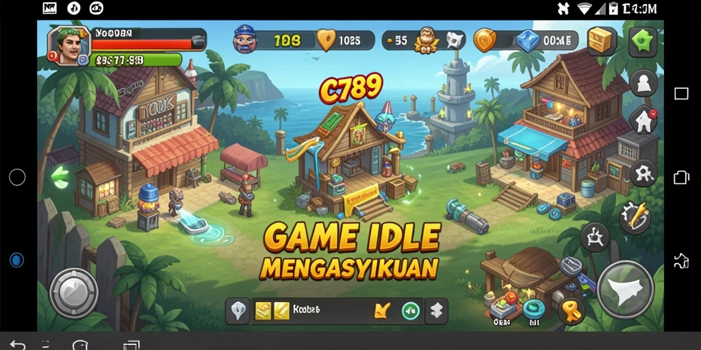 Tampilan gameplay C789 yang seru dalam mode Idle.