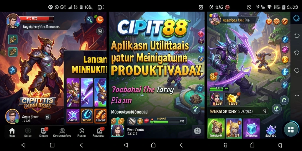 Tangkapan layar utama CIPIT88 menampilkan fitur pengingat dan kalender yang user-friendly.