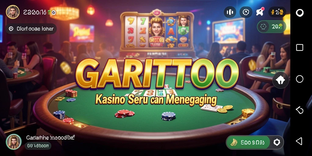 Screenshot GARITOTO menampilkan gameplay menarik dalam suasana Kasino.