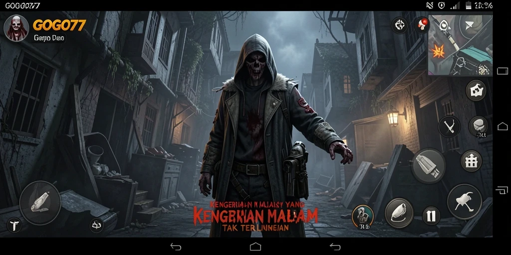 Screenshot GOGO77 menampilkan ketegangan gameplay yang mendebarkan.
