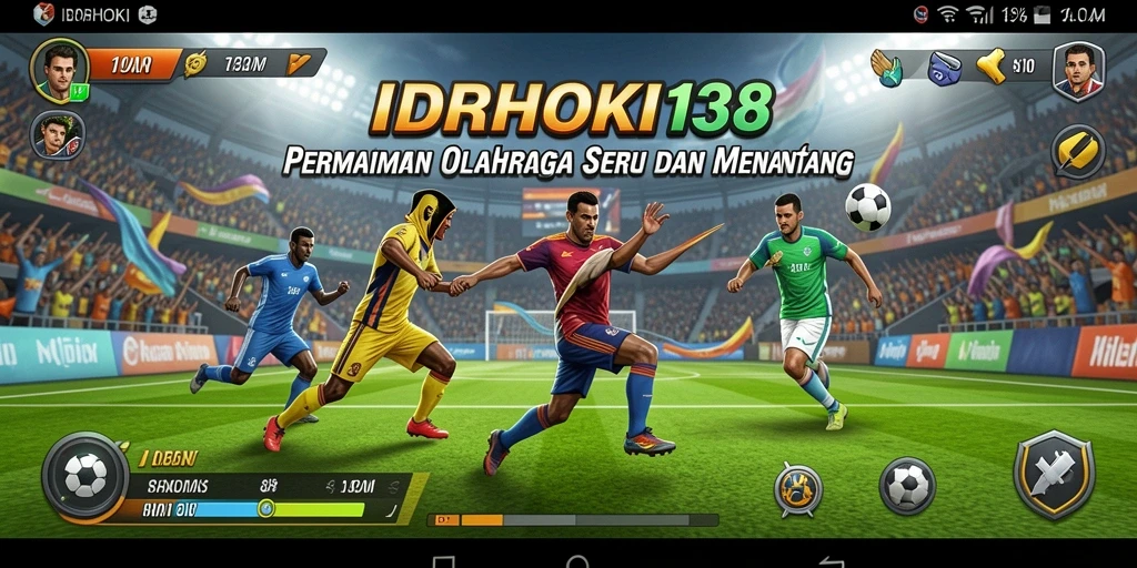 Tampilan gameplay IDRHOKI138 yang menegangkan dan penuh aksi olahraga.