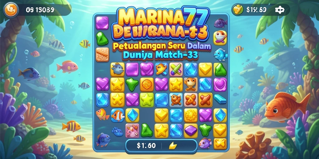 Tampilan menarik dari gameplay seru di MARINA77.