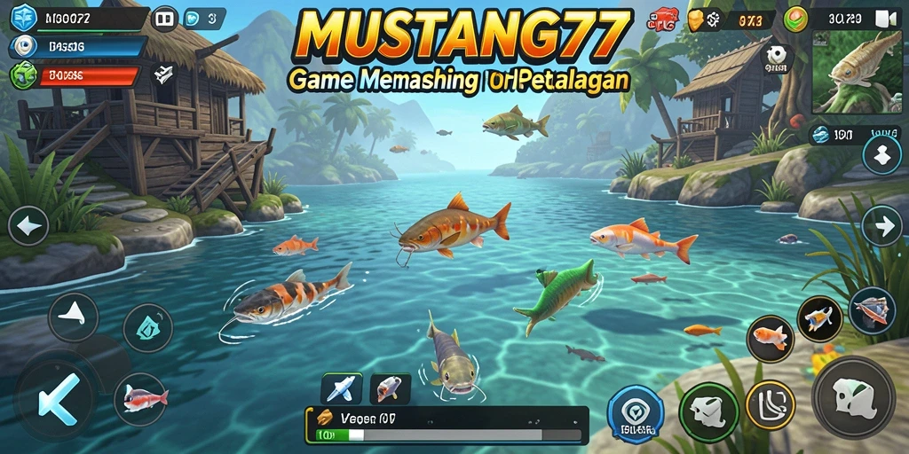Tangkapan ikan epik dalam gameplay MUSTANG77 yang mendebarkan.