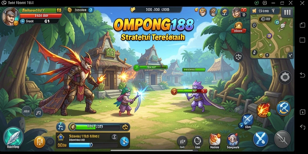 Tampilan menarik dari gameplay OMPONG188 yang menonjolkan strategi.