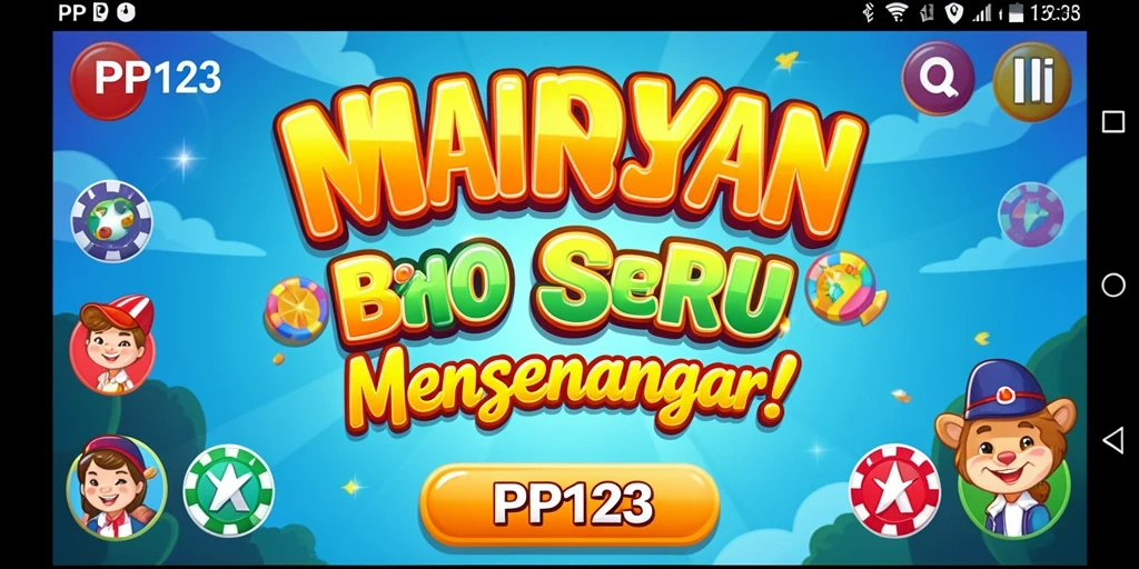 Screenshot gameplay PP123 yang menunjukkan keseruan bermain Bingo.