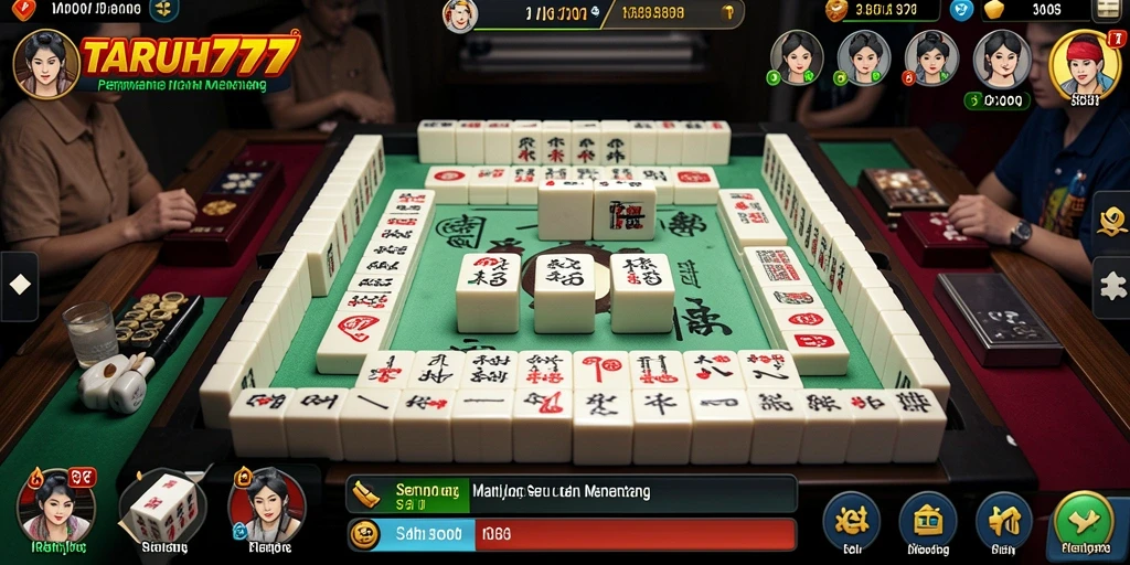 Gameplay seru dan menantang di TARUH777 Mahjong.