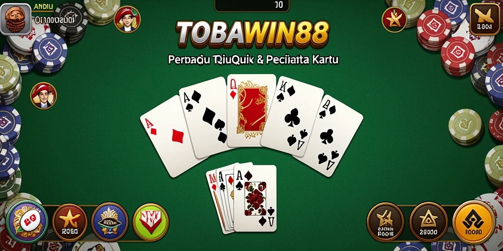 Screenshot gameplay QiuQiu TOBAWIN88 yang seru dan menantang.